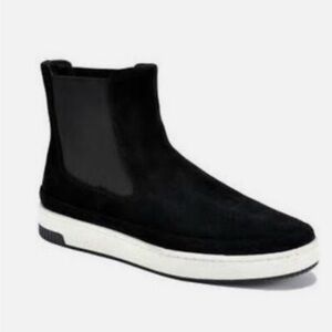 VINCE Rhys Suede Slip-On Sneakers – Black | Size 9 (Fits 9.5)